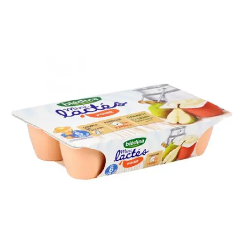 Sữa chua Bledina vị lê 6m+ - lốc