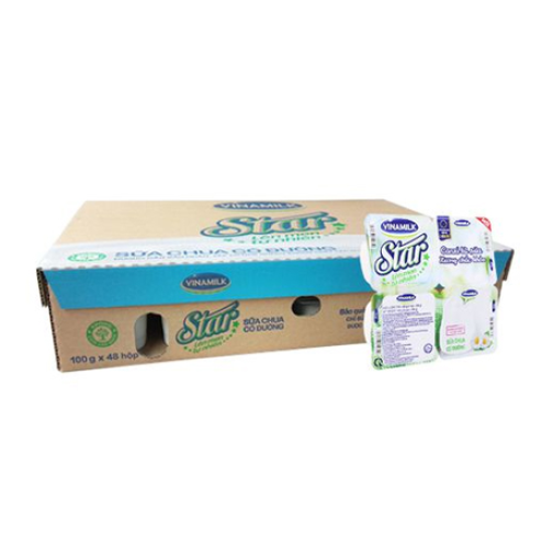 Sữa chua có đường Vinamilk 100g - thùng