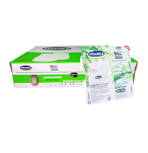 Sữa chua nha đam Vinamilk 100g - thùng