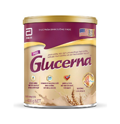 Sữa bột Glucerna Hương lúa mạch 400g