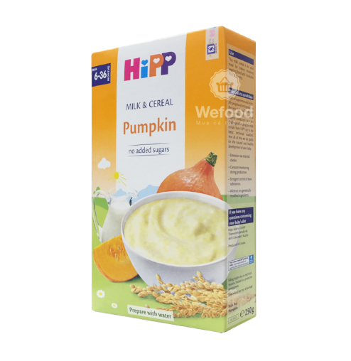 Bột ăn dặm Hipp Pumpkin (6 tháng) 250g
