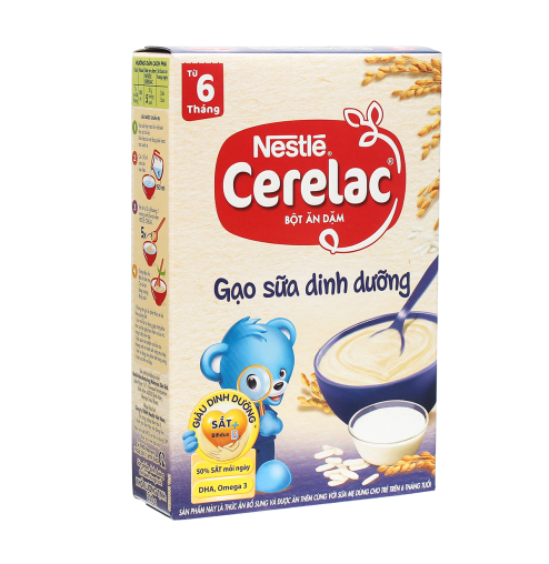 Bột ăn dặm Nestle gạo sữa dinh dưỡng 200g (6 tháng)