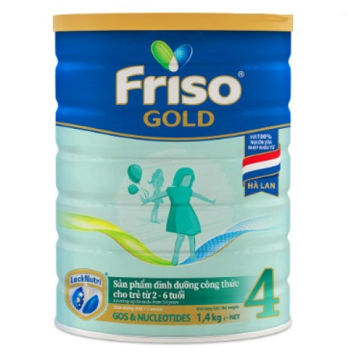 Sữa bột Friso Gold 4 1.4kg (2 - 6 tuổi)