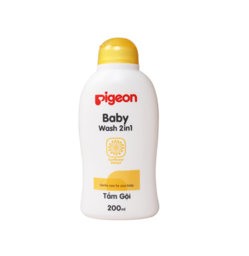 Dầu tắm gội pigeon 200ml vàng