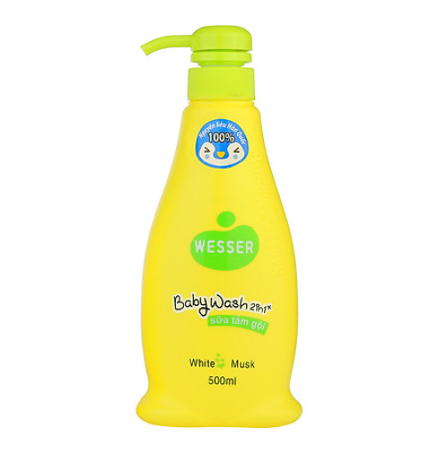 Tắm gội Wesser 500ml Xanh