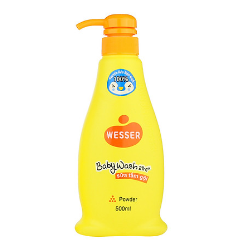 Tắm gội Wesser 500ml Cam