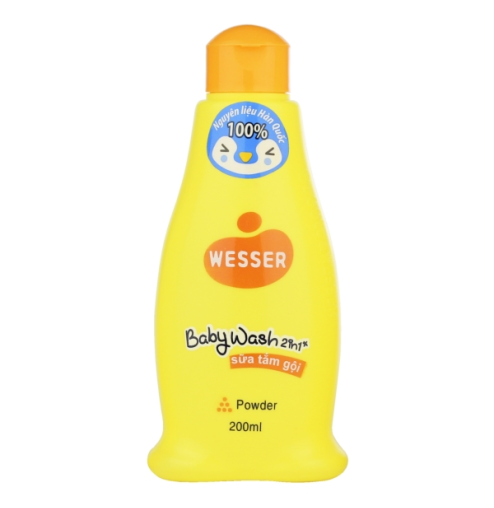 Tắm gội Wesser 200ml Cam