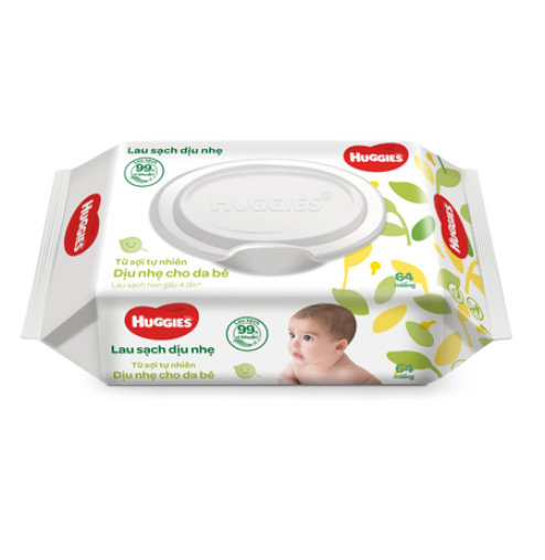 Khăn ướt Huggies 64 tờ