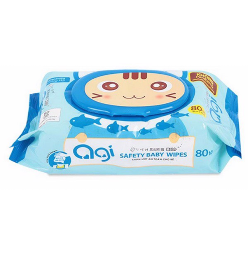 Khăn ướt Agi 80 tờ - mèo