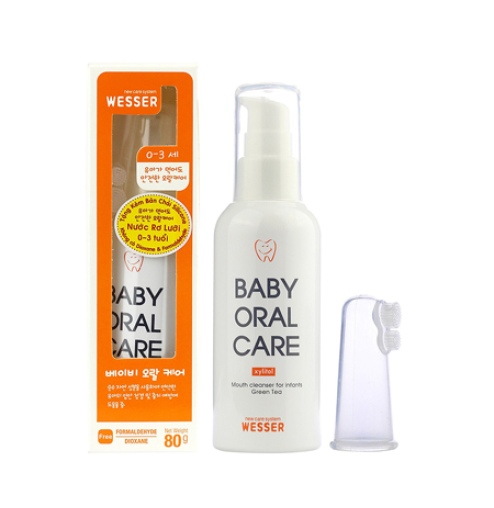 Nước rơ lưỡi Wesser 80ml