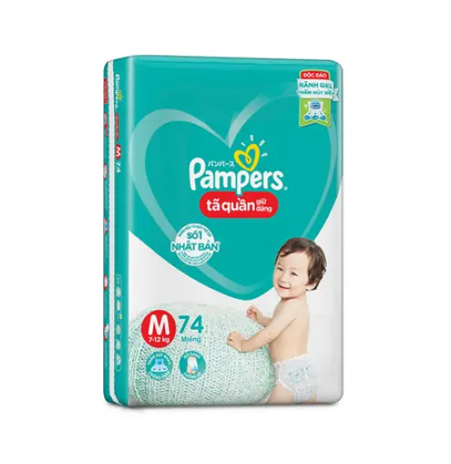 Tã quần Pampers M 74 miếng