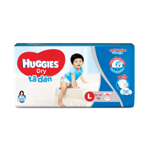 Tã dán Huggies L 42 miếng