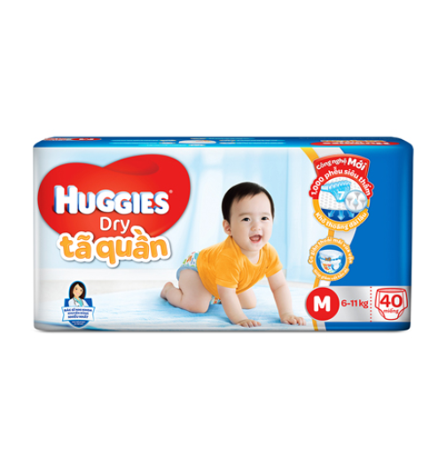 Tã quần Huggies M 40 miếng