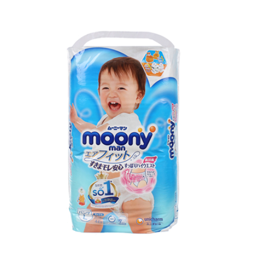 Tã quần Moony L 44 (Boy)