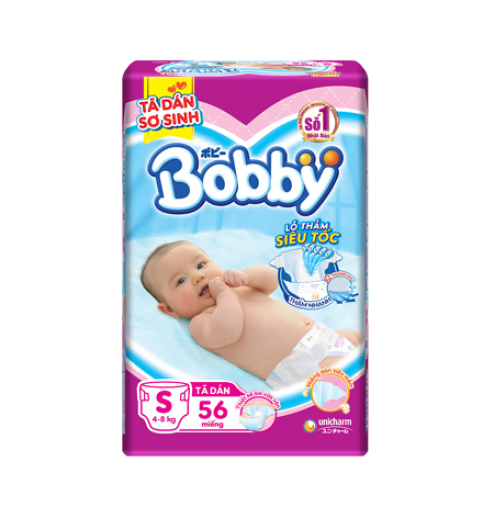 Tã dán Bobby S 56 miếng