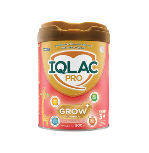 Sữa bột IQlac Pro Phát triển chiều cao Premium 900g (từ 3 tuổi)
