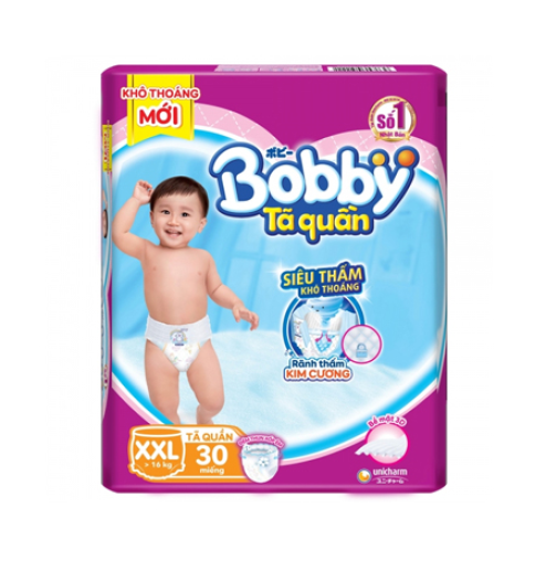 Tã quần Bobby XXL 30 miếng
