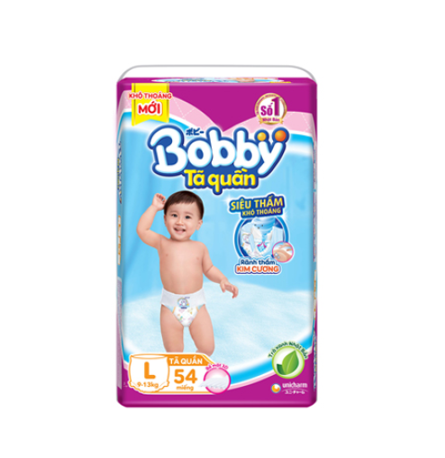Tã quần Bobby L 54 miếng 