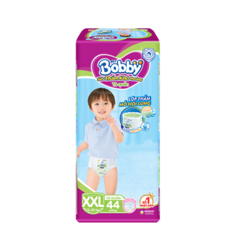 Tã quần Bobby XXL 44 miếng