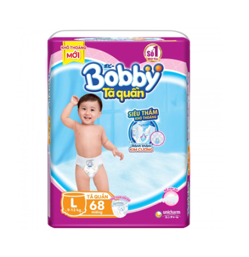 Tã quần Bobby L 68 miếng