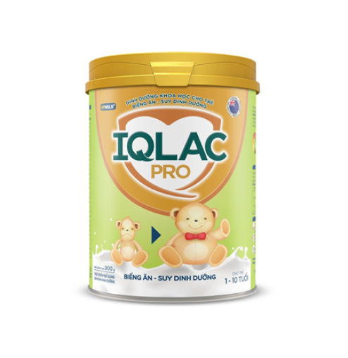 Sữa bột IQlac Pro Biếng Ăn Suy Dinh Dưỡng Premium 400g (1-10 tuổi)
