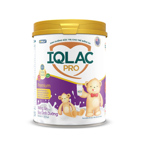 Sữa bột IQlac Pro Biếng Ăn Suy Dinh Dưỡng 400g (1-10 tuổi)