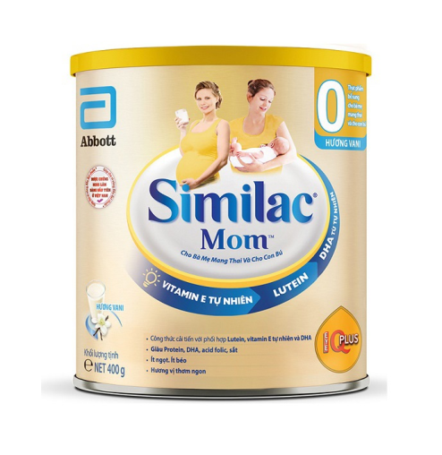 Sữa Similac Mom IQ Plus hương Vanila 400g