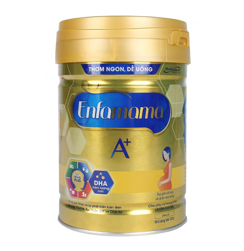 Sữa bầu Enfamama A+ 360 Brain Plus hương vani 830g