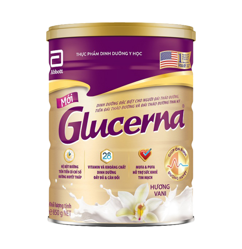 Sữa bột Glucerna Hương vani 850g