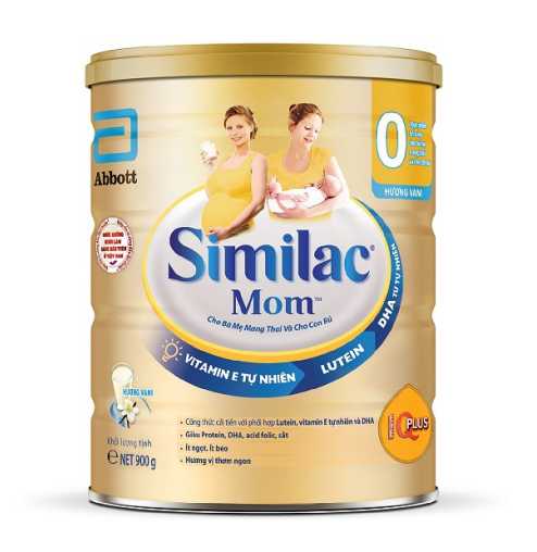 Sữa Similac Mom IQ Plus hương Vanila 900g
