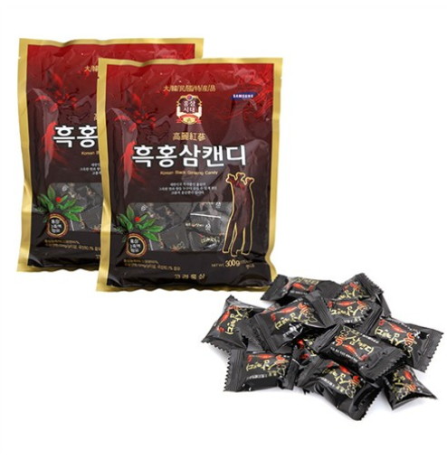 Kẹo Sâm Hàn Quốc 300g Hắc Sâm