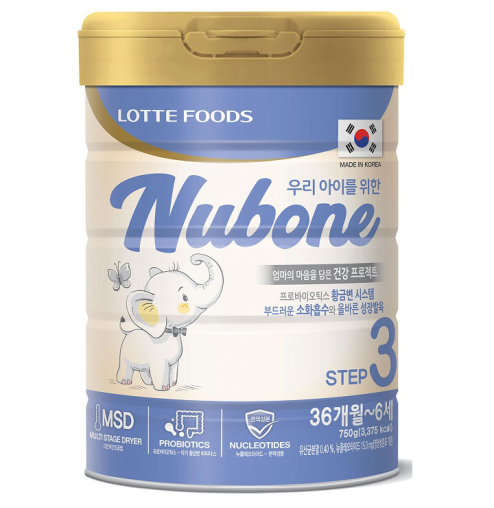 Sữa bột cao cấp Nubone step 3 750g (3-6 tuổi)