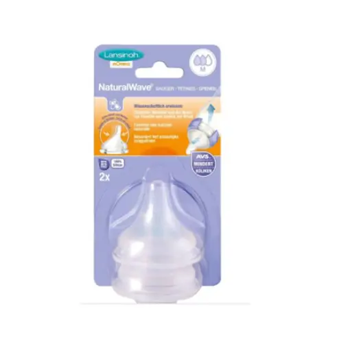 Núm Bình sữa Lansionh size M - cặp