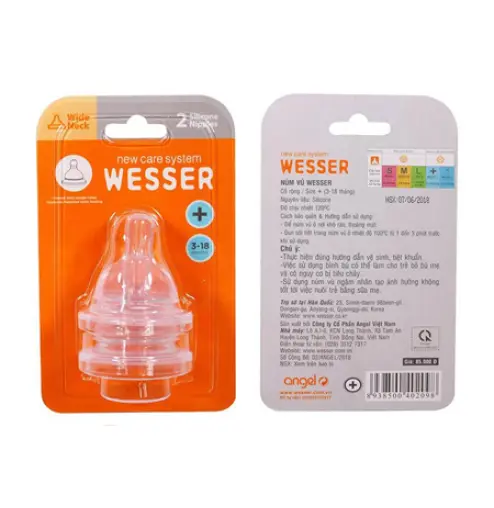 Núm Vú Cổ Hẹp Wesser Size + - cặp
