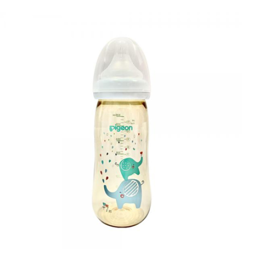 Bình sữa pigeon PPSU Plus 330ml voi
