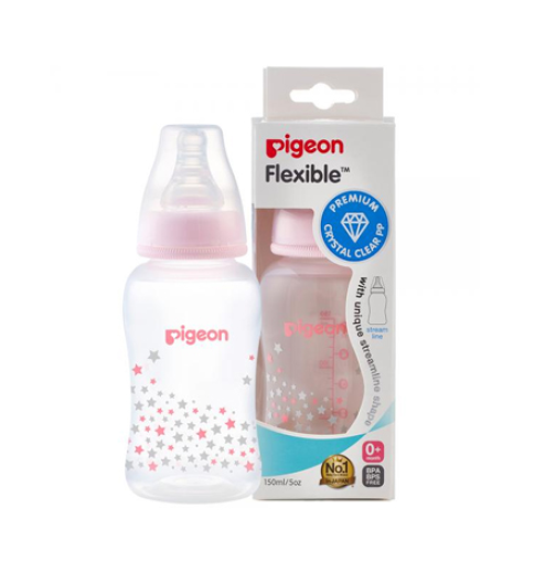 Bình sữa pigeon PP Streamline 250ml hồng