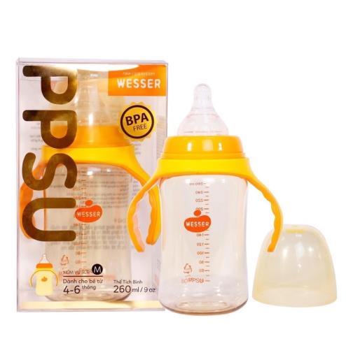 Bình sữa wesser PPSU 260ml
