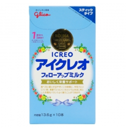 Glico Icreo Follow Up Milk số 1 136g (1 - 3 tuổi)