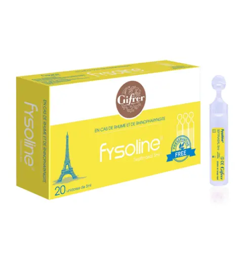 Nước muối sinh lý vệ sinh mũi đặc trị Fysoline vàng 5ml