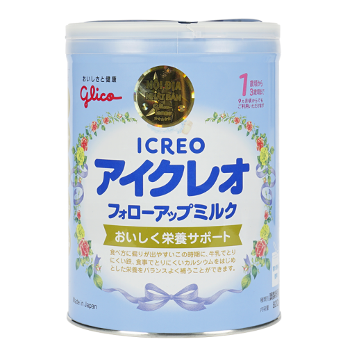 Glico Icreo Follow Up Milk số 1 820g (1 - 3 tuổi)