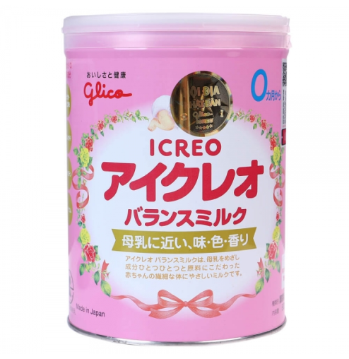 Glico Icreo Balance Milk số 0 800g (0 - 12 tháng)